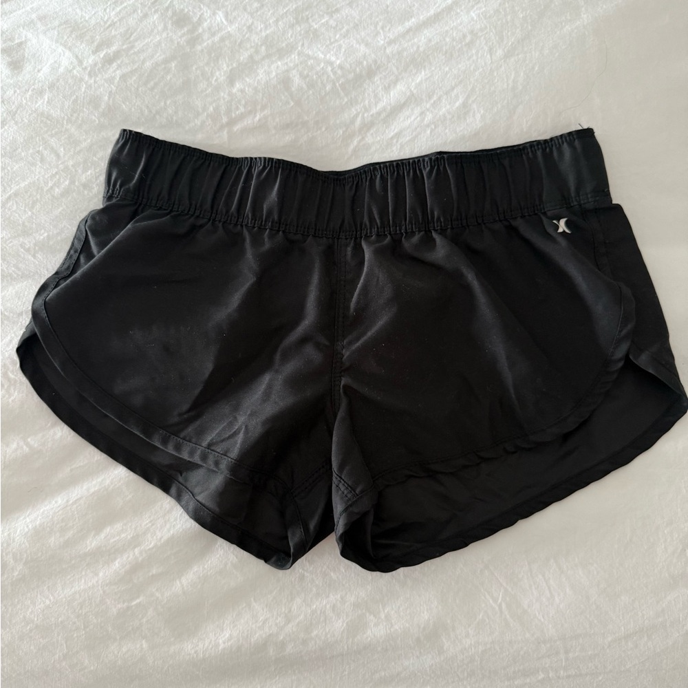 Hurley Women's Black Athletic Shorts